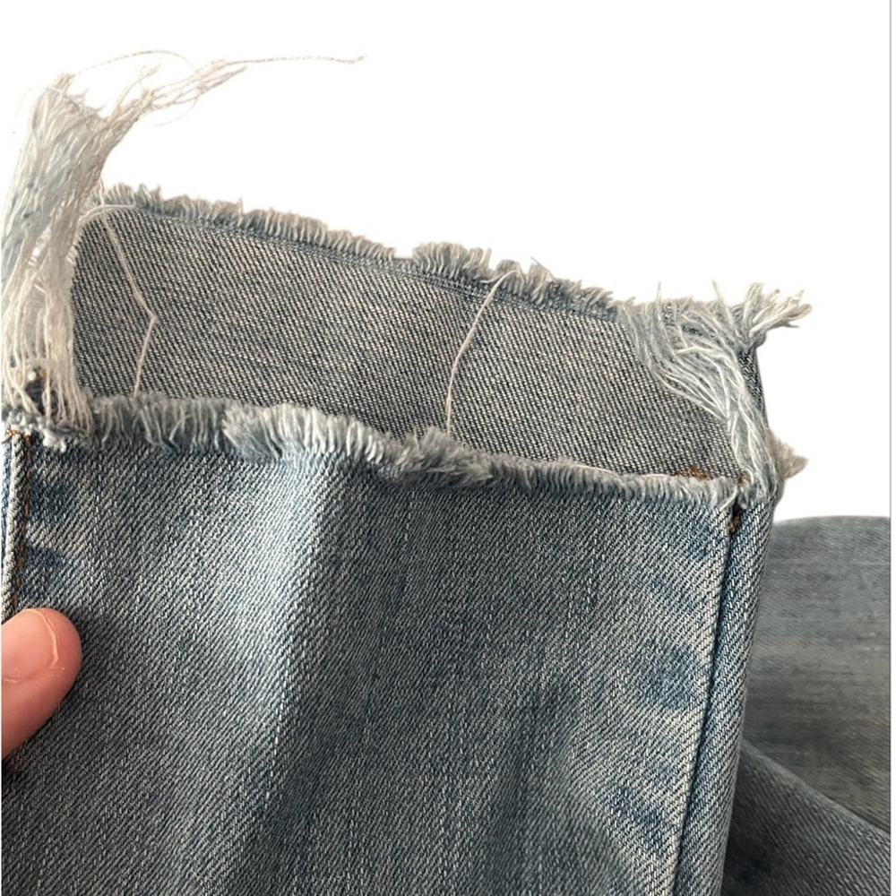 Madewell 9” High Rise Skinny Jeans, Light Wash, Frayed Bottoms, SZ: 25 - Picture 11 of 12